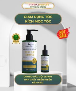 Combo Dầu Gội Serum Mọc Tóc Dày Khỏe Silky Hair Dongnhien