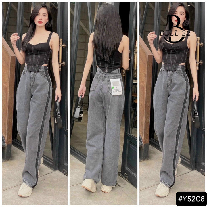 Baggy Jean ống Suông Lưng Cao B1693 – Bell22 Store