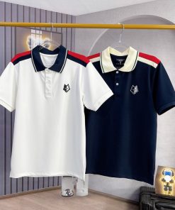 áo Polo Nam, Nữ Phối 3 Màu Logo – Soo1990