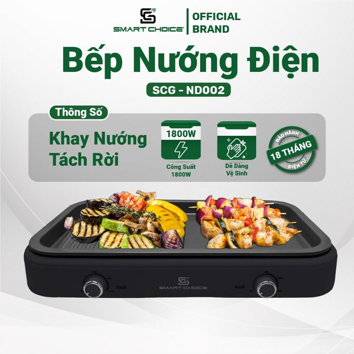 Bếp Nướng điện Smartchoice Scg-nd002- Smartchoice