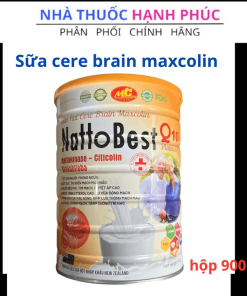 Sữa Hạt Bổ Não Cere Brain Natto Best Q10 Tăng Cường Trí Nhớ (hộp 900 G )-cao Minh Chung