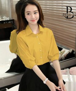 áo Sơ Mi Tay Lỡ Cách điệu Chất Lụa Mềm Mịn Mát B1697 – Bell22 Store