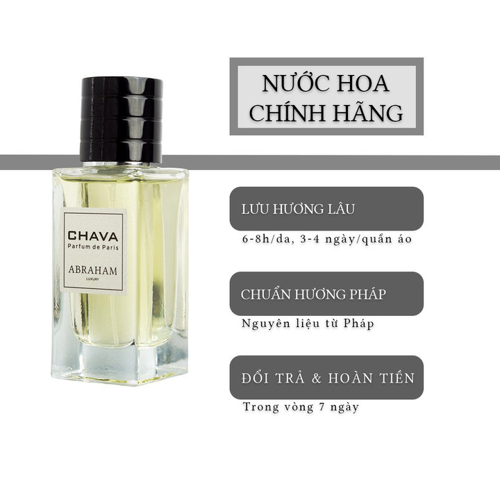 Nước Hoa Nam Luxury Abraham 50ml Phong Cách Xịt – Chava