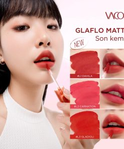 01 Cây Son Kem Mịn Lì Vs14 Lookbook Lip Cream Vacosi