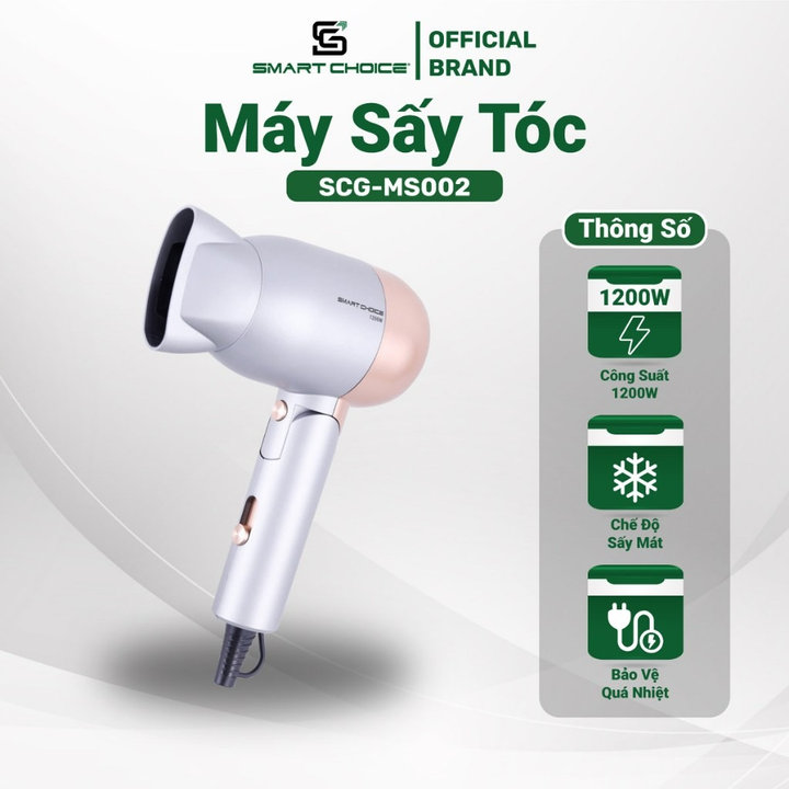 Máy Sấy Tóc Smartchoice Scg-ms002 1200w- Smartchoice