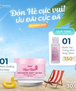 Kem Dưỡng Trắng Da Toàn Thân Rose Rain Whitening Body Lotion – Rosy