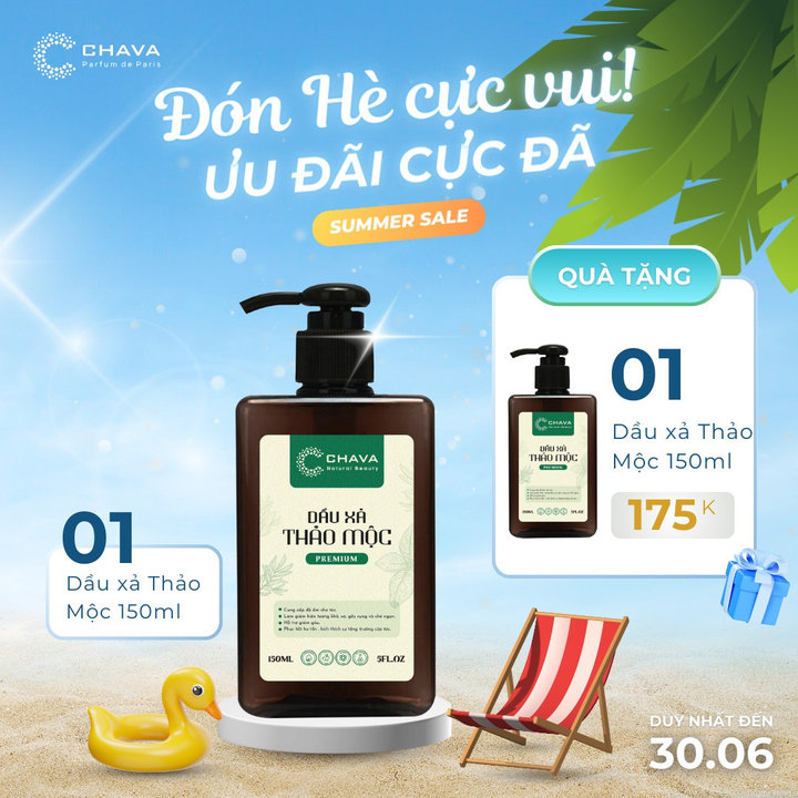 Dầu Xả Thảo Mộc Premium 150ml – Chava Natural Beauty