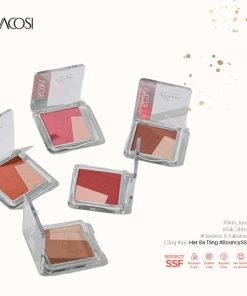 Hộp Phấn Má Hồng Và Bắt Sáng Vp12 Flaso Blush Set Vacosi