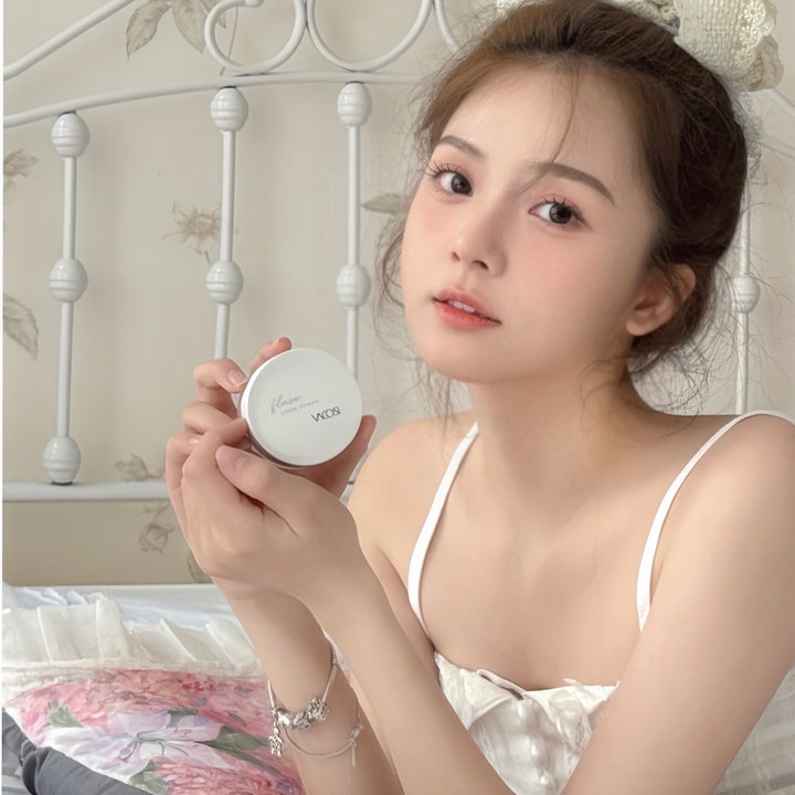 01 Hộp Phấn Phủ Vp11 Flaso Loose Powder – Phấn Phủ Bột Kiềm Dầu Vacosi – Vacosi