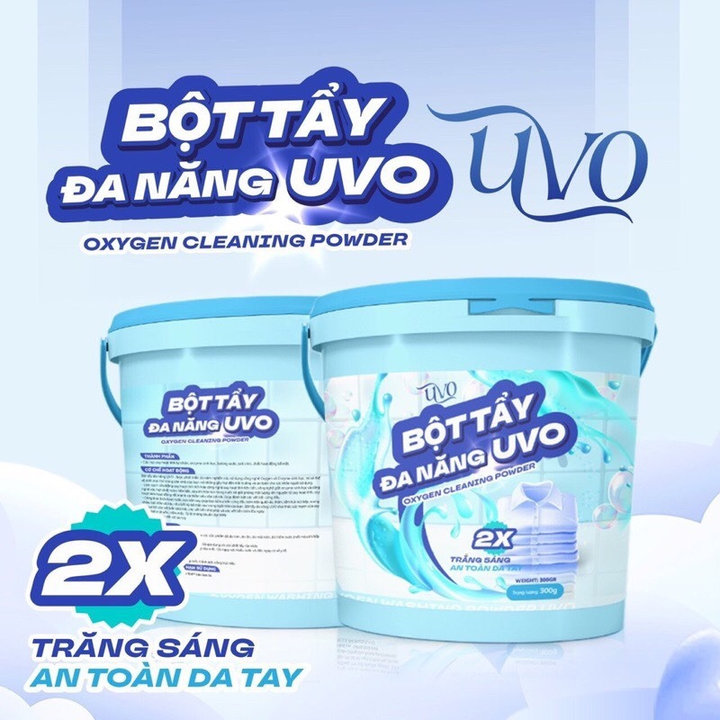Bột Tẩy đa Năng Uvo Công Nghệ Sinh Học Oxygen An Toàn Với Sức Khoẻ Tẩy Sạch Trên Mọi Loại Bề Mặt Ad620 – ánh Dương