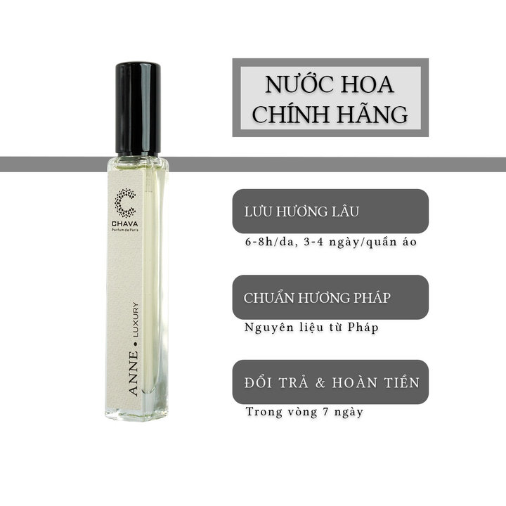 Nước Hoa Mini Luxury Anne 10ml – Chava