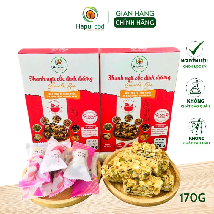 Thanh Ngũ Cốc Dinh Dưỡng Hộp 170g, Granola Bar Dinh Dưỡng Mỗi Ngày Nc05 – Lady’s Passion