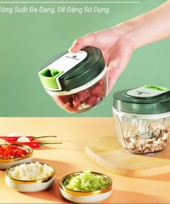 Máy Xay Tỏi ớt Kéo Tay Smartchoice Màu Xanh Lá Dùng Cho Nhà Bếp Scg-pk123-1 – Smartchoice