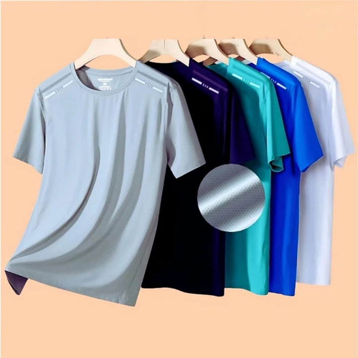 áo Thun Thể Thao Nam Chất Thun Thông Hơi Co Giãn 4 Chiều Mịn Mát Thấm Hút Mồ Hôi – Lê Phương Boutique