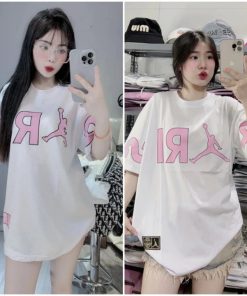 áo Phông Form Rộng Tay Lỡ Unisex Chữ Pari