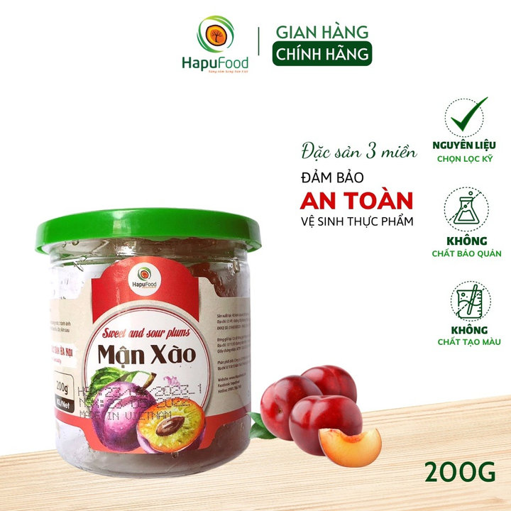 ô Mai Mận Xào Chua Ngọt Hủ 200g Om05 – Lady’s Passion