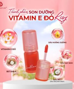 Son Dưỡng Vitamin E đỏ Rosy