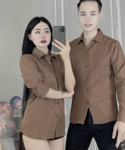 áo Sơ Mi Tay Dài Chất Xốp Trơn Mẫu Mới – Soo1990