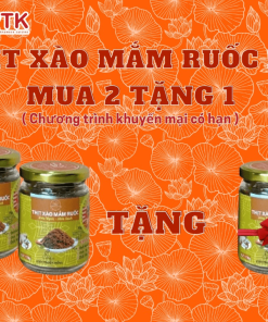 (combo Mua 2 Tặng 1) – Thịt Xào Mắm Ruốc Ptk Lọ 170gr