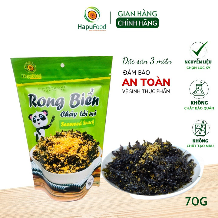 Rong Biển Cháy Tỏi Mè Túi 70g T06 – Lady’s Passion