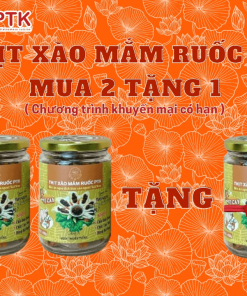 ( Combo Mua 2 Tặng 1) – Thịt Xào Mắm Ruốc Ptk Lọ 450gr