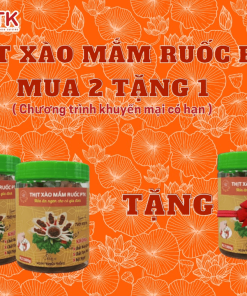 ( Combo Mua 2 Tặng 1) – Thịt Xào Mắm Ruốc Ptk Hũ 500gr