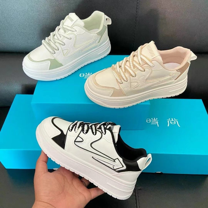Giày Thể Thao Nữ Fashion, đế Cao 4 Cm, Trẻ Trung Năng động – Haanh