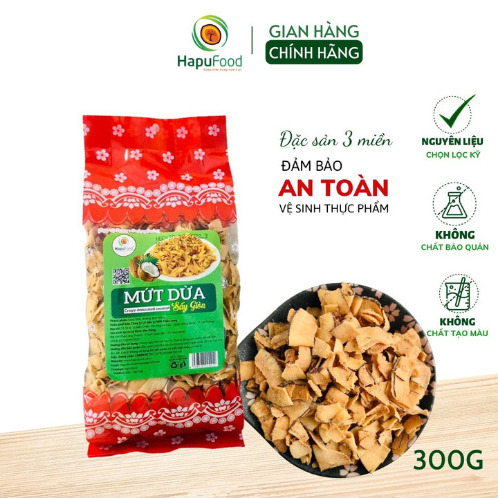 Mứt Dừa Sấy Giòn Túi 300g, Topping Cho Chè, Kem Thơm Ngon Ns08 – Lady’s Passion