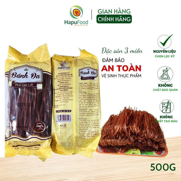 Phở Gạo Lứt Huyết Rồng Túi 500g Giàu Dinh Dưỡng K02 – Lady’s Passion