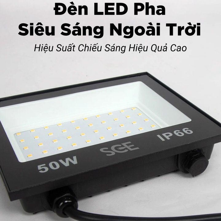 đèn Pha Led Smartchoice Sce-lp, đèn Ngoài Trời Công Suất 50w 100w 200w Chống Nước Tuyệt đối – Smartchoice