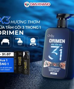 Sữa Tắm Gội Hương Nước Hoa Cao Cấp 3 In 1 Orimen 220ml