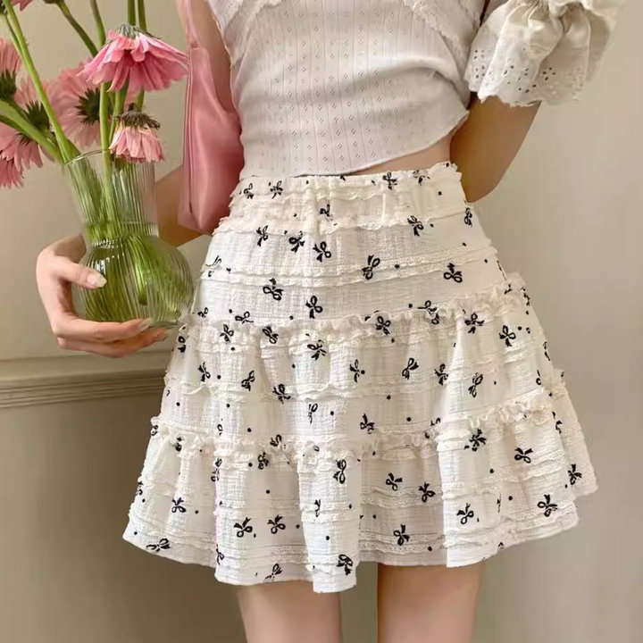 Chân Váy In Nơ Nhí – Lê Phương Boutique