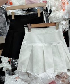 Chân Váy Kaki Xếp Ly – Lê Phương Boutique