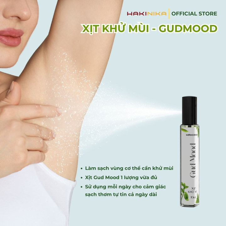 Xịt Khử Mùi Cơ Thể – Nách – Chân Gudmood Giảm Mùi, Hạn Chế Mồ Hôi Hương Thiên Nhiên