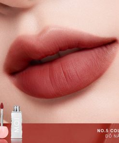 M.o.i – Son Kem M.o.i Lollipops Matte Lasting No.05 Cola 4g – Màu đỏ Nâu