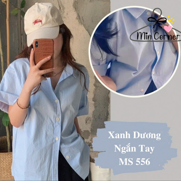 áo Sơ Mi Basic Phối Nút Ms104 – Min Corner