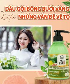 Dầu Gội Dược Liệu Thiên Nhiên Thế Hệ Mới Bông Bưởi Vàng – Dsl