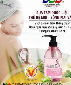 Sữa Tắm Dược Liệu Thế Hệ Mới Bông Mai Vàng 500g – Dsl