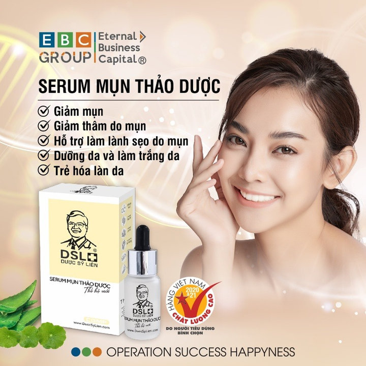 Serum Mụn Thảo Dược Thế Hệ Mới 15g – Dược Sĩ Liên