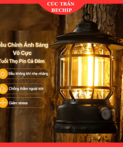 đèn Bão Măng Xông, đèn Led Tích điện Dùng để đi Dã Ngoại, Cắm Trại Ngoài Trời Công Suất 5w – Ctb795