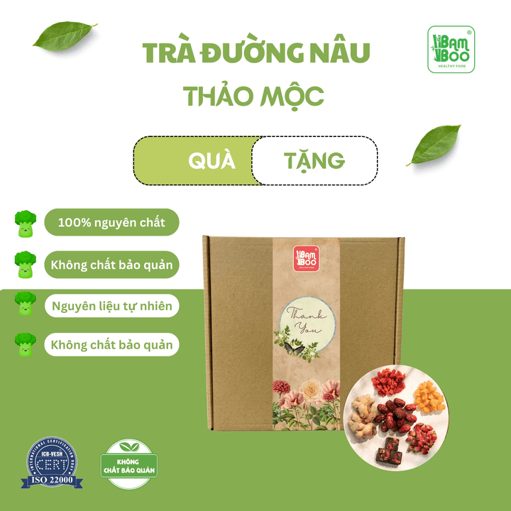 Trà đường Nâu Thảo Mộc – Bổ Máu, Giữ ấm Cơ Thể