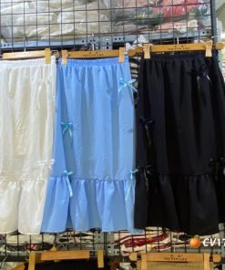 Chân Váy Voan Dài 70cm đính Nơ – Lê Phương Boutique