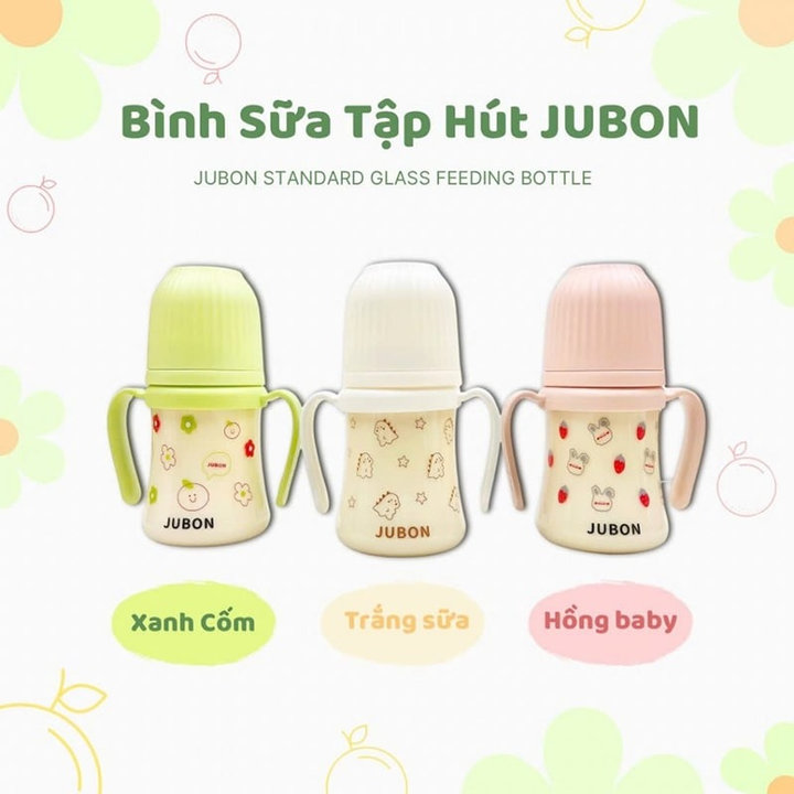 Bình Sữa Jubon Cho Bé Tập Hút Có Tay Cầm Size 180ml Và 280ml Jb004 – Lady’s Passion