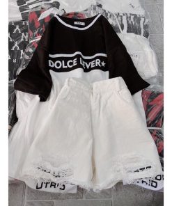 áo Phông Phối đen Trắng Form Rộng Tay Lỡ Chất Cotton Unisex – Docle Lever