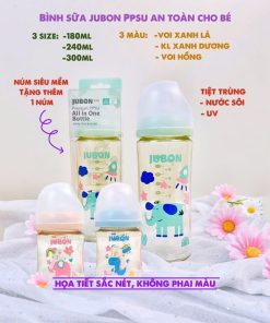 Bình Sữa Jubon Dung Tích 180ml/240ml Jb003 – Lady’s Passion