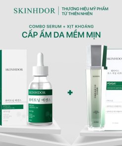 [combo 2sp] Combo Serum + Xịt Khoáng Skinhdor Chiết Xuất Từ Thiên Nhiên Làm Sáng Da, Cấp ẩm, Phục Hồi Làn Da