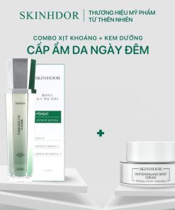 [combo 2sp] Combo Xịt Khoáng + Kem Dưỡng Skinhdor Chiết Xuất Từ Thiên Nhiên Mờ Nám, Sáng Da, Cấp ẩm, Phục Hồi Làn Da