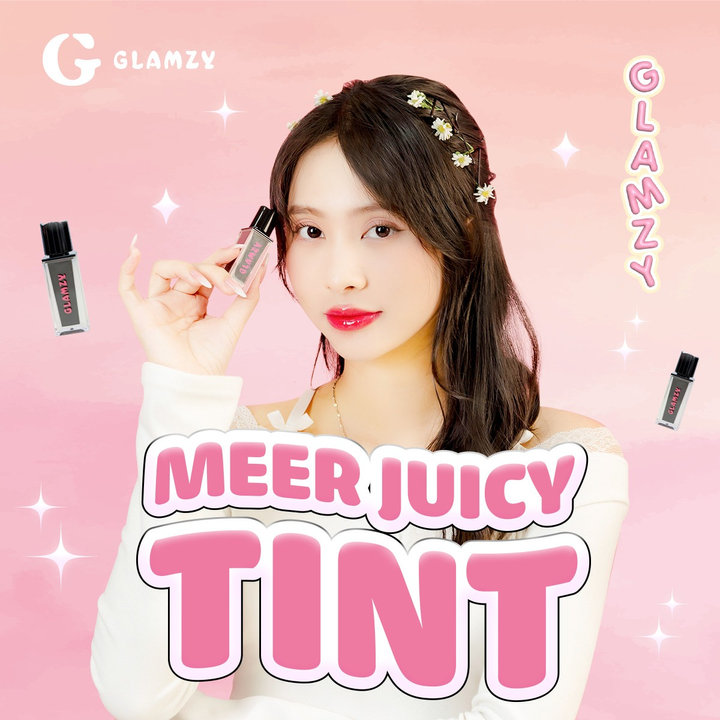 Son Tint Bóng Bền Màu, Dưỡng ẩm Môi Glamzy Meer Juicy Tint