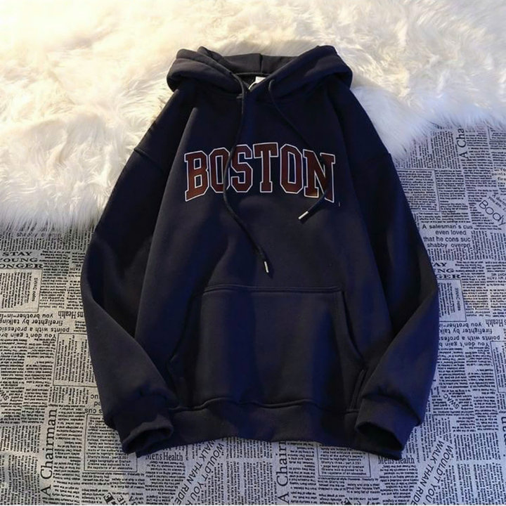 [hàng Zip] áo Khoác Nỉ Hoodie Boston Nam Nữ. Chất Nỉ Lót Bông. Nón 2 Lớp. Hàng Y Hình