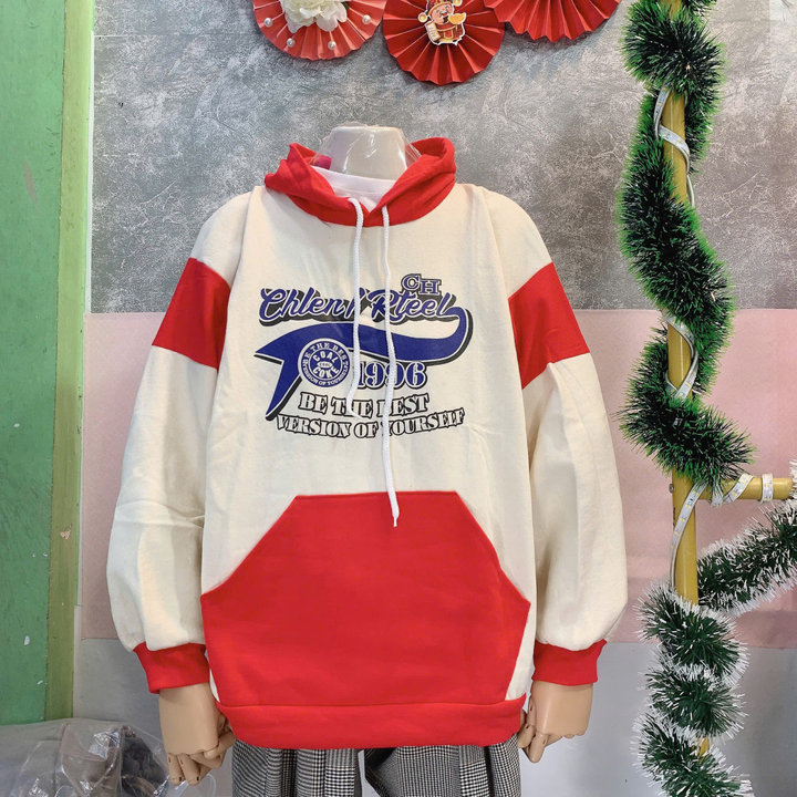áo Khoác Nỉ Hoodie Túi Màu Nam Nữ. Chất Nỉ Lót Bông. Hàng Y Hình